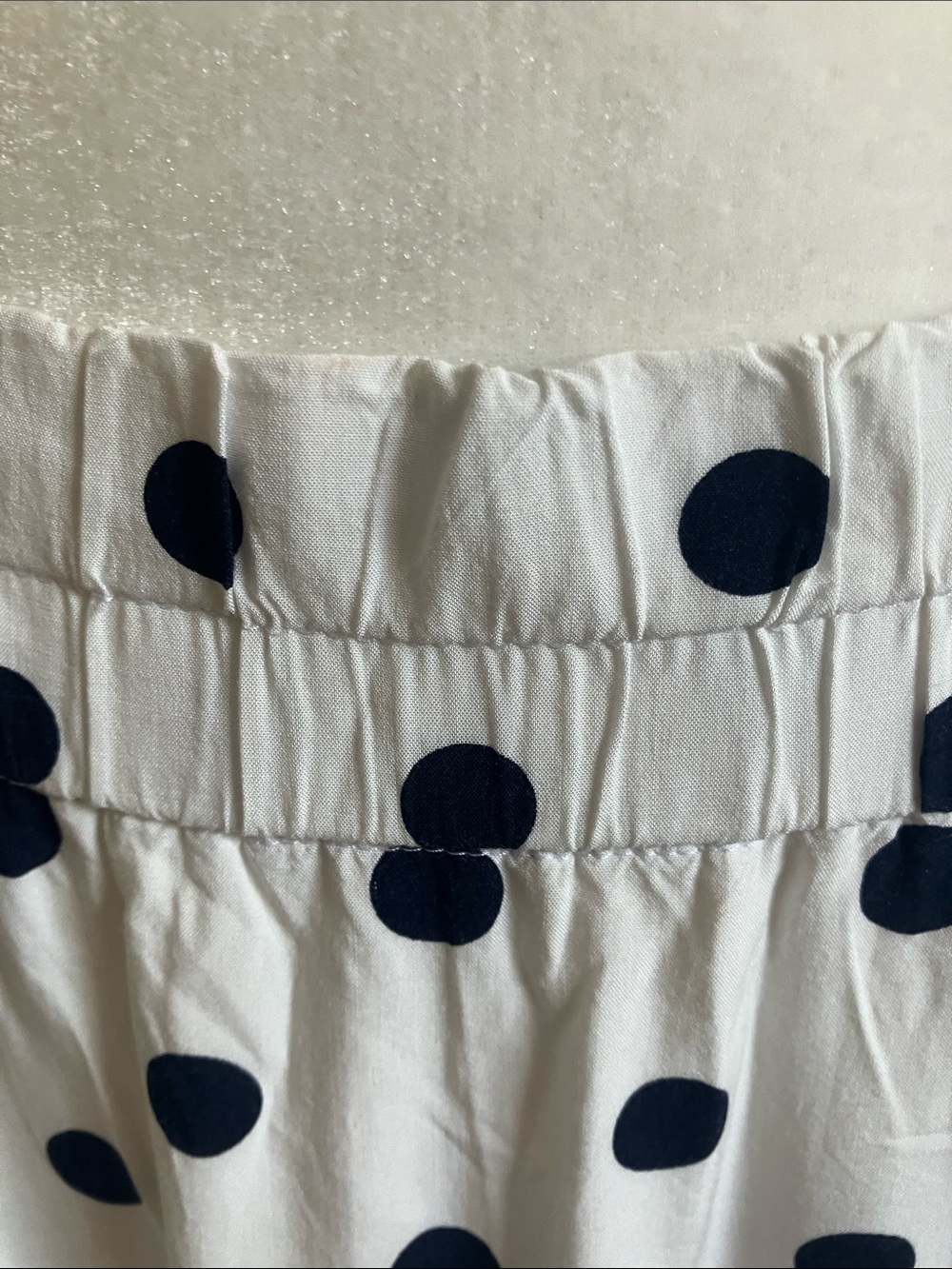 J Crew polka dot high low summer skirt L - Picture 5 of 14